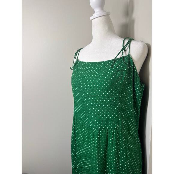 Reformation Peach Dress Veritas Green Size 12 - Picture 4 of 11